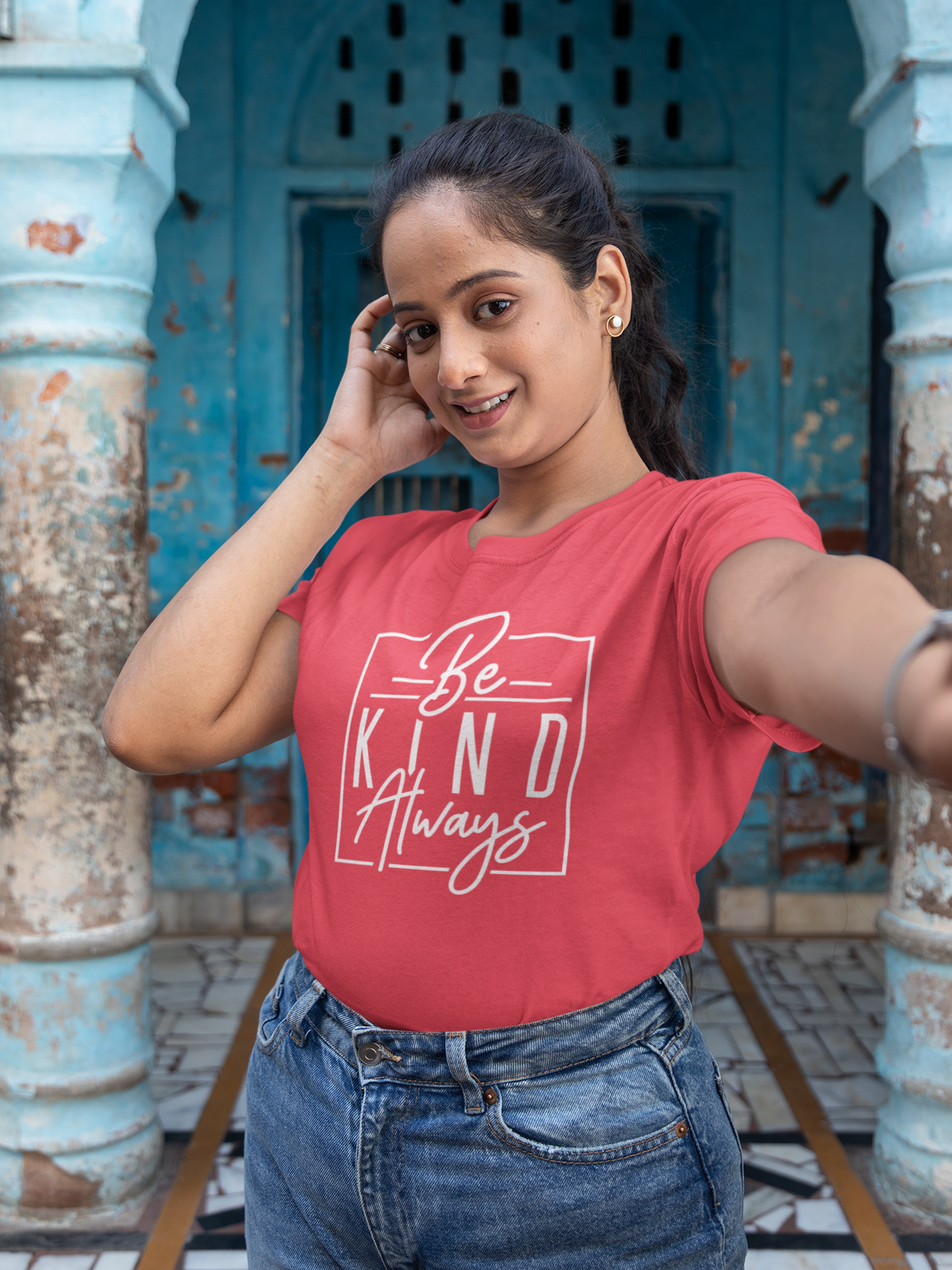 Women's Half Sleeve T-Shirt - Be Kind Always