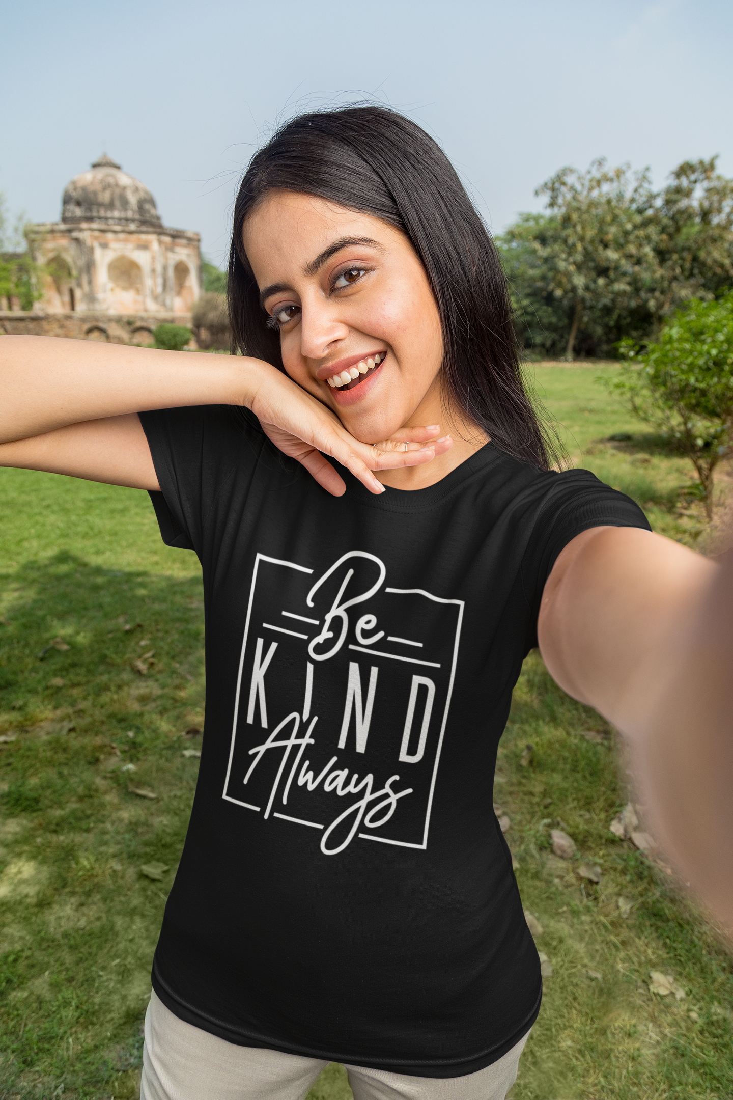 Women's Half Sleeve T-Shirt - Be Kind Always