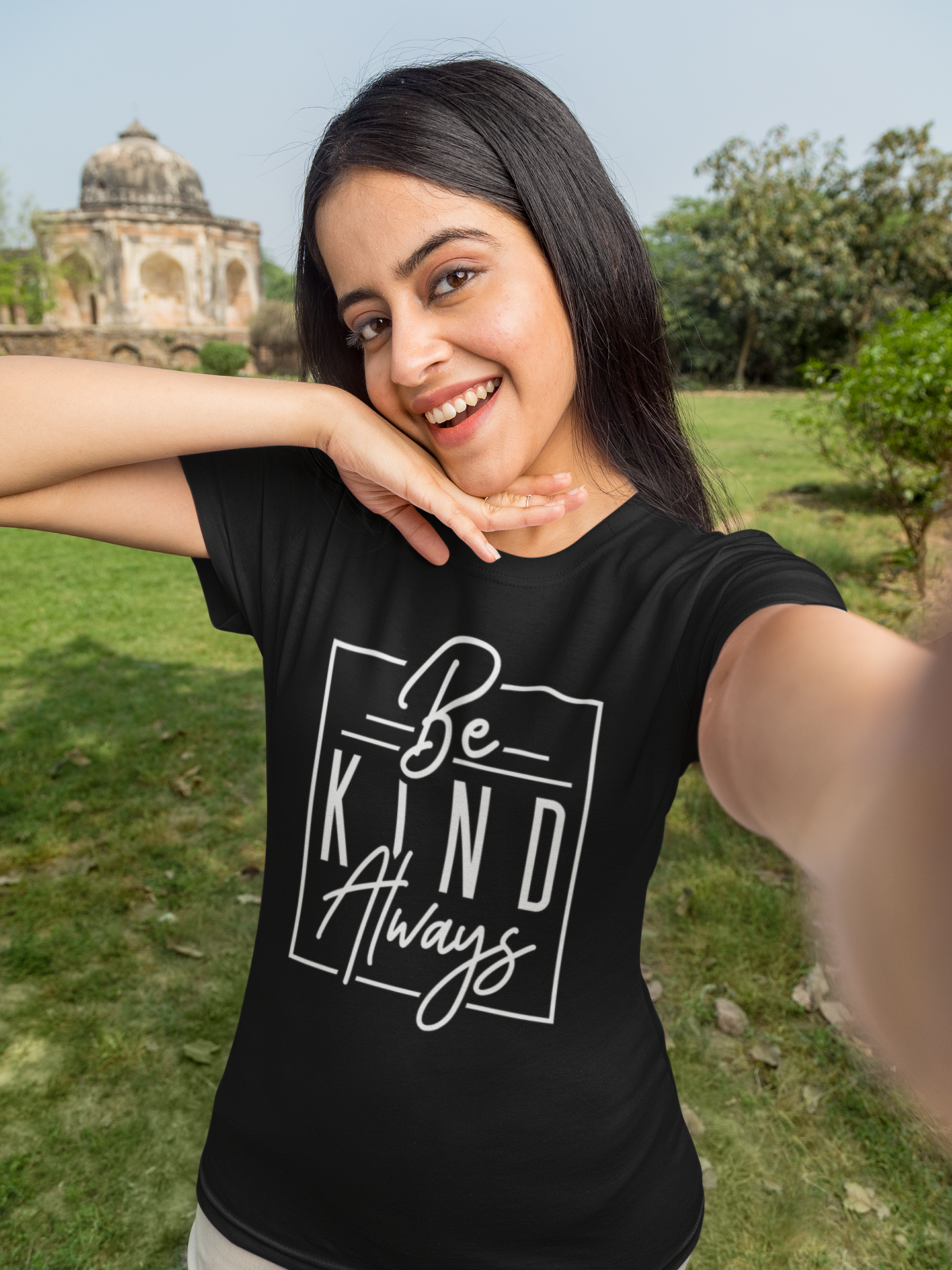 Women's Half Sleeve T-Shirt - Be Kind Always