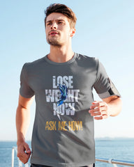 Lose Weight Now Ask Me How Gym T-Shirt - Cotton Canvas