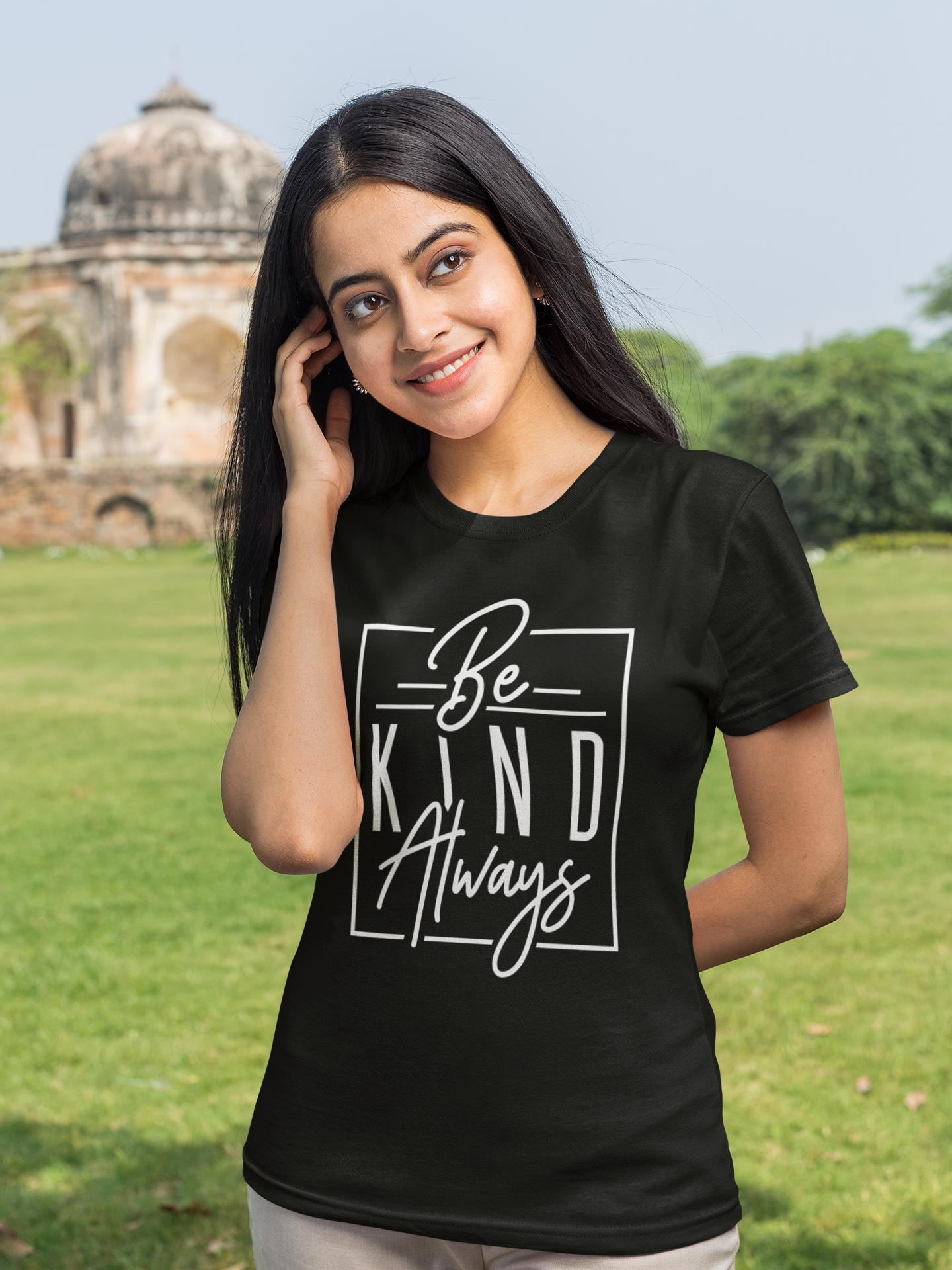 Women's Half Sleeve T-Shirt - Be Kind Always