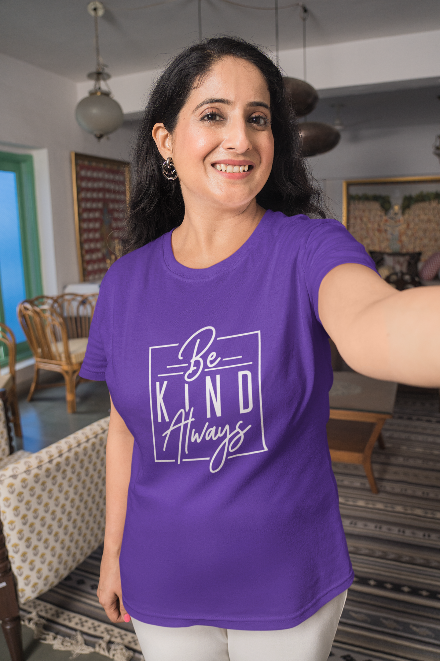 Women's Half Sleeve T-Shirt - Be Kind Always