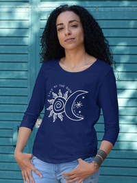Women's 3/4 Sleeve T-Shirt - Live By The Sun
