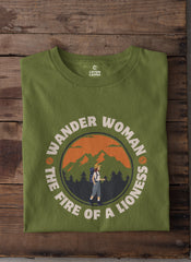 Wander Women the Fire of a Lioness | Unisex Adventure T-Shirt