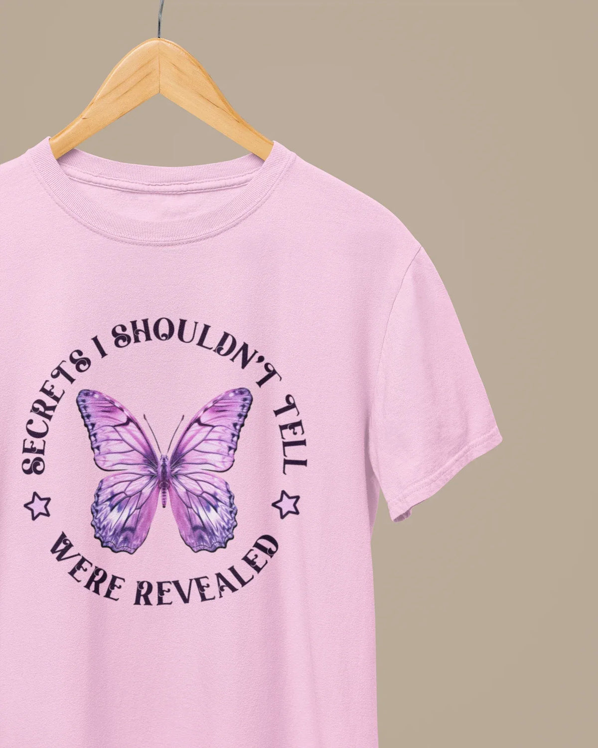Women's Half Sleeve T-Shirt: Secrets Are Revealed - Cotton Canvas